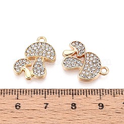 Подвески из сплава со стразами PALLOY-T091-24M-G