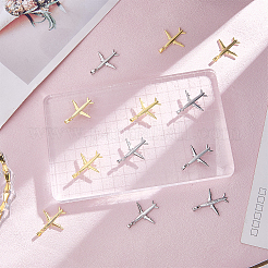 12шт 2 цвета латунные подвески&nbsp;KK-BBC0019-89