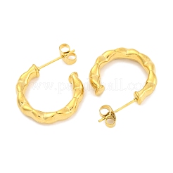 Серьги-гвоздики из нержавеющей стали 304 с ионным покрытием (IP)&nbsp;EJEW-H013-22G