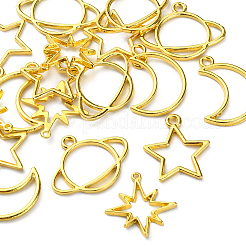 20 шт. 4 стиля сплава подвески с открытой задней панелью&nbsp;PALLOY-CJ0002-11