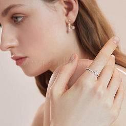 1 шт. регулируемое кольцо из стерлингового серебра FIND-PH0023-44