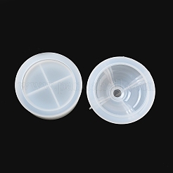 Римские плоские круглые силиконовые Молды для хранения своими руками&nbsp;LS-DIY-G079-21A