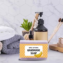 100 шт. 10 стильных прямоугольных бирки из мыльной бумаги DIY-WH20027-008