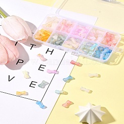 130 шт. 13-цветные градиентные прозрачные акриловые бусины&nbsp;OACR-FS0002-04