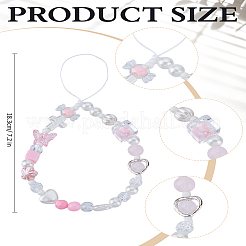 1 шт. ПВХ мобильные ремни&nbsp;AJEW-LP0005-11