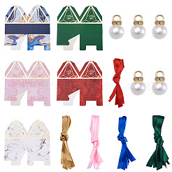 30 комплект 5-х цветных креативных складных бумажных коробок&nbsp;CON-MB0001-16