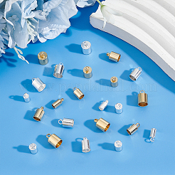 32 шт. 8 стиля наконечников для шнура из нержавеющей стали 201 STAS-UN0057-46