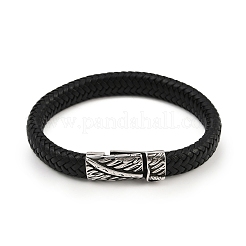 Браслеты из микрофибры для мужчин и женщин BJEW-H631-03AS-01