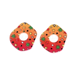 Печатные акриловые подвески OACR-T028-08B