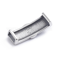 Ретро 304 нержавеющая сталь скользящие подвески/слайдерные бусины STAS-L243-024AS