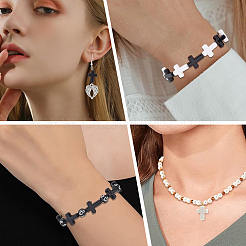 4 нить 2 цвета синтетических бирюзовых бусин нити TURQ-SC0001-18A