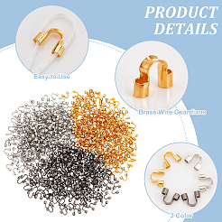 600 шт. Защитные ограждения из латунной проволоки 3 цветов KK-UN0004-09