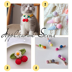 56 шт. 28-х цветные бусины из органической шерстяной ткани&nbsp;FIND-CA0003-74