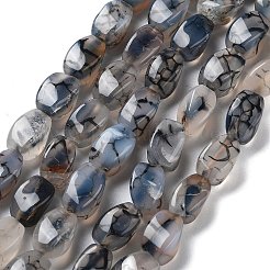 Природных вены драконов агат бисер нитей G-G172-01V