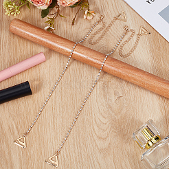 Нескользящие бретельки для бюстгальтера из сплава со стразами и крючками&nbsp;FIND-WH20043-010G