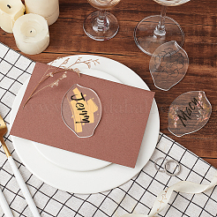 20 шт. акриловые карточки с именами гостей на свадьбу AJEW-GA0006-39A