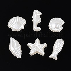 Бусины из искусственного жемчуга из АБС-пластика с океанской тематикой&nbsp;OACR-T030-16M