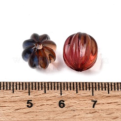 Двухцветные прозрачные акриловые бусины&nbsp;TACR-C002-02