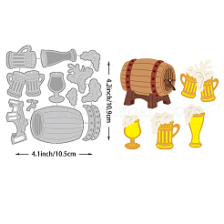 Трафареты для резки углеродистой стали с пивной тематикой DIY-WH0309-1312