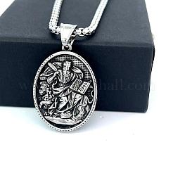 Греческая мифология святые подвески из нержавеющей стали для мужчин TO8433