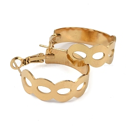 Серьги-кольца из нержавеющей стали 304&nbsp;EJEW-K278-06C-G