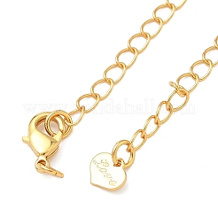 Сердце с латунным концом и цепями&nbsp;KK-H532-10B-G