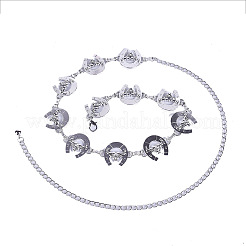 Ремни из сплава для крупного рогатого скота с подковообразными звеньями для женщин FS-WGA1F19-02