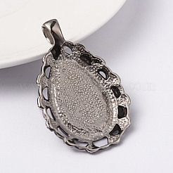 Большие эмалевые подвески из хирургической нержавеющей стали 316 STAS-L184-114