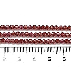 Гранат природный бисер нитей G-B088-C11-03