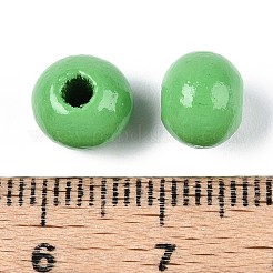 Круглые бусины из натурального дерева схима WOOD-A018-8mm-08