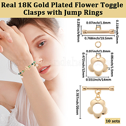 10шт латунные застежки&nbsp;KK-BBC0021-04