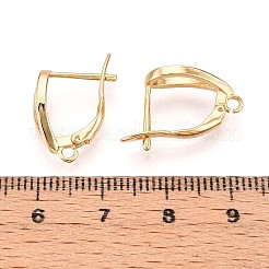 Латунная серьга-кольцо KK-N261-35G