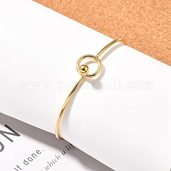 Браслет из нержавеющей стали 304&nbsp;X-BJEW-H530-01G