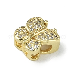 Покрытие стойки латунь микропаве прозрачные кубические циркониевые бусины&nbsp;KK-A220-02G