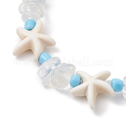 Браслеты из синтетической бирюзы&nbsp;BJEW-JB13228