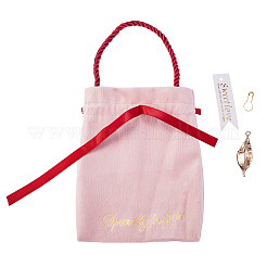 Подарочные пакеты на шнурке из бархата TP-CJC0001-007B