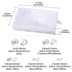 5 стиль прозрачных акриловых бусин&nbsp;TACR-YW0001-72