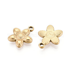 Подвески-цветы из нержавеющей стали 304&nbsp;STAS-T069-32G