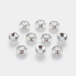 6 -petal тибетский стиль сплава цветок крышки шарика TIBE-S220-P-RS