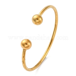 Браслеты-манжеты из нержавеющей стали 304 BJEW-P310-13G