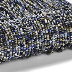 Нитки бусины из натурального ляписа-лазури G-RM2025-D04-A