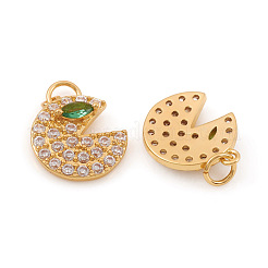 Латунные микро проложить кубического циркония подвески KK-I672-48G