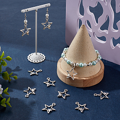 70 шт. Подвески из сплава в тибетском стиле&nbsp;TIBEP-SC0003-13