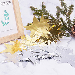 Висящая бумажная звезда&nbsp;AJEW-PH0017-15