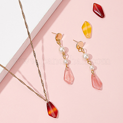 Природные и синтетические смешанные подвески драгоценных камней&nbsp;G-AR0003-46