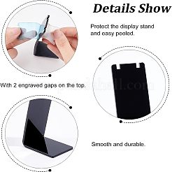 Непрозрачные акриловые стойки для ожерелий NDIS-WH0001-07