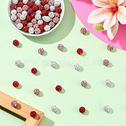 90 шт. 3 вида бусин в виде диско-шара RB-LT0001-01C