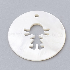 Подвески из пресноводных оболочек SHEL-N020-10