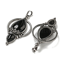 Природные подвески обсидиана&nbsp;G-F766-04AS-05