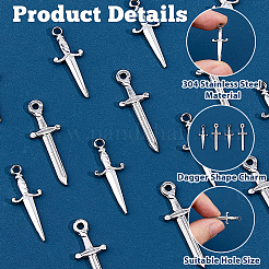 20 шт. 2 стиля подвески из нержавеющей стали 304&nbsp;FIND-HS0002-02